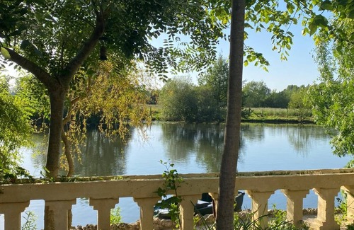 Les Roches-l'Eveque House | Jardin d'Ebène SPA SAUNA on the banks of the river Loir