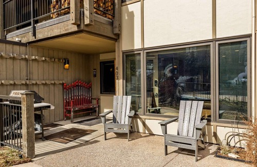 Snowmass Village Condo | Just Steps to Outdoor Pool/Hot Tub! Patio with Grill, Wood Fireplace & Covered Parking