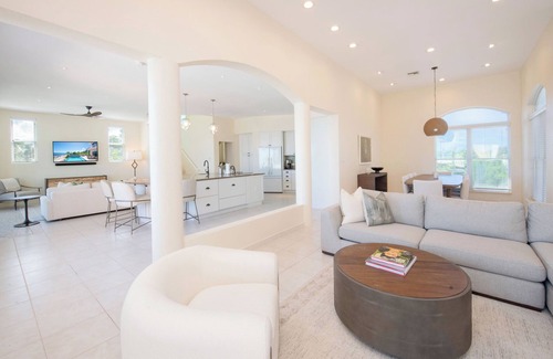 Rum Point House | Kai Vista: Beach House with Pool, Hot Tub, Tanning Deck, and Free Bikes