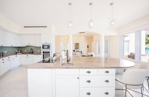 Rum Point House | Kai Vista: Beach House with Pool, Hot Tub, Tanning Deck, and Free Bikes