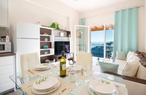 Gimari Apartment | Kati Sea View: Brand New! Amazing views, WiFi, Aircon