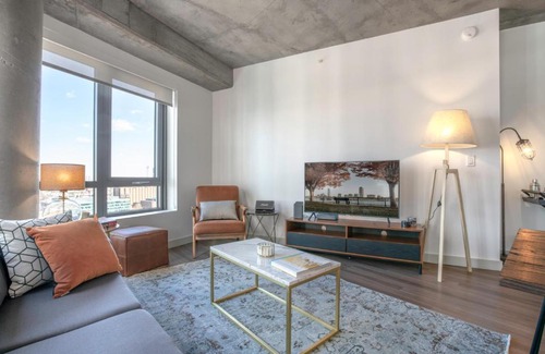 MIT Apartment | Kendall Sq 1BR w Gym WD by MIT MGH River BOS-66