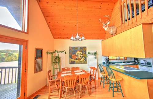 Logan Cabin | Kid friendly secluded Cabin w/Incredible views and stocked fishing pond.