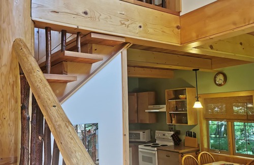 Crawford Bay Cabin | Kootenay Lake Forest Cabin in Crawford Bay, close to public sandy beach.
