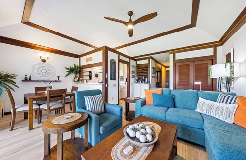 Poipu Condo | KP85-Ground Floor AC Beach Garden Gym Pool-Kiahuna