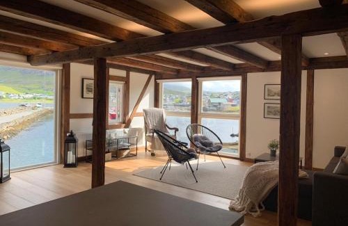 Sorvagur Apartment | Løðupakkhúsið - Historical Warehouse - Mid Floor