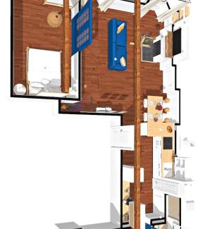 Centre Ville Apartment | L'Haussmann, Rare, Appartement Vue Château et Palmiers