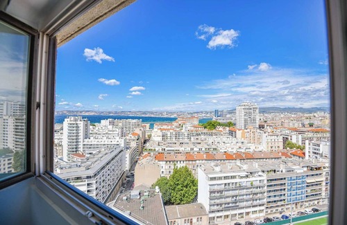 Le Pharo Apartment | L'Horizon - 3 ch climatisé avec vue mer incroyable