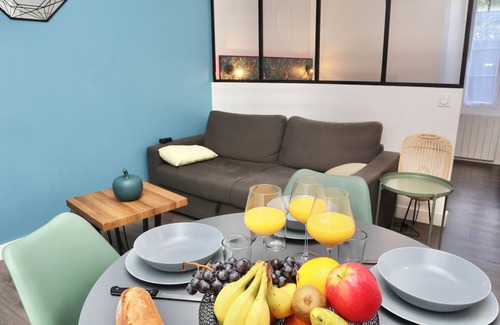 Pontivy Apartment | L'indigo - Wifi - 400m centre Pontivy