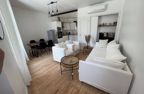 Tournon-sur-Rhone House | La Batellerie, view of the Rhône