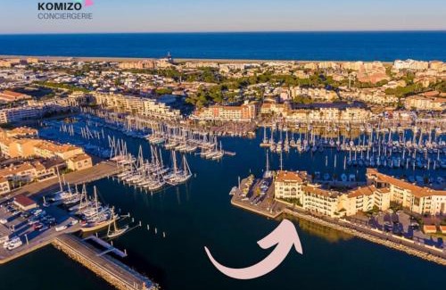 Port Leucate Apartment | La Brise Marine. Vue Panoramique Port de Plaisance