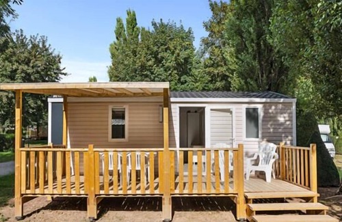 Berny Riviere House | La Croix du Vieux Pont campsite***** - Cozy 3-room mobile home for 5 people