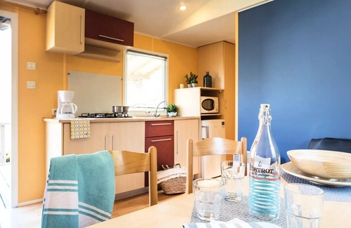 Berny Riviere House | La Croix du Vieux Pont campsite* - Mobil-home Classic 3 rooms 4 adults + 2 children