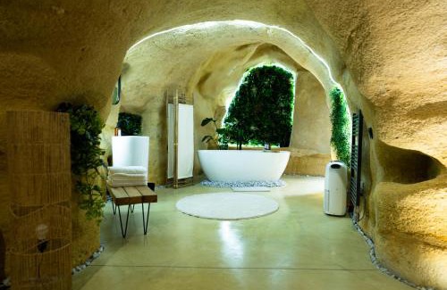 Doue-la-Fontaine Apartment | La falaise perdue : Suite troglodyte grandiose