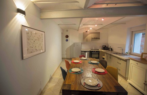 Berstett Apartment | La Grange de Sophie - Poutres Apparentes et Jardinet