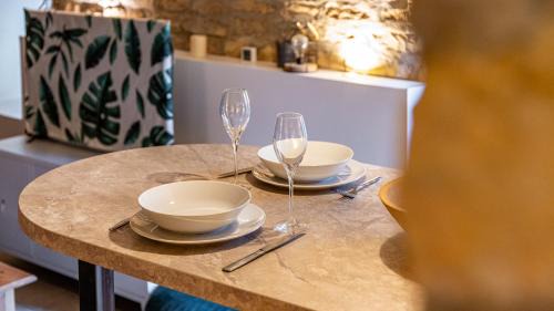 Dijon Apartment | La Grotte Bourguignonne, Terrasse extérieure