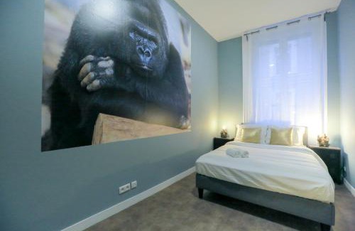 Centre Ville Apartment | La Jungle, T5 hypercentre chic et cosy, wifi, netflix par SOVALFI