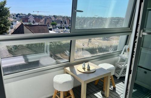 Courseulles-sur-Mer Apartment | La Land, appartement traversant vue mer