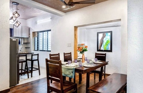 Parshwapuram Villa | La Maison Bleu Independent 3BHK Pvt Pool Villa - Lakhani Estates