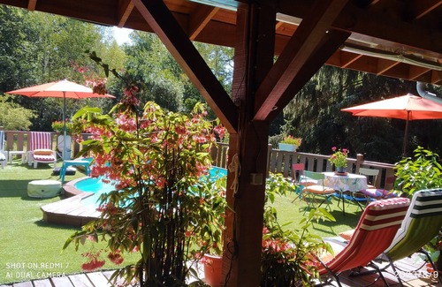 Sabres Ski Chalet | La Maison "Toutembois" and its swimming pool terrace in the heart of nature, 4 bedrooms, 8/10 pers.