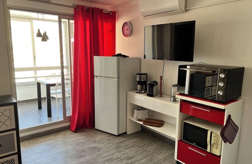 La Cote Radieuse Apartment | La palmeraie apartment, two minutes from the sea, Mediterranean beaches