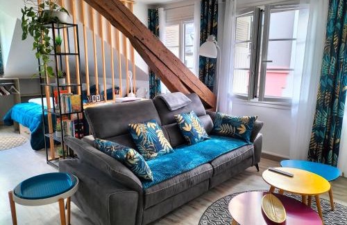 Bagneres-de-Bigorre Apartment | La Roseraie, loft 3 étoiles, calme et ensoleillé au pied des Pyrénées