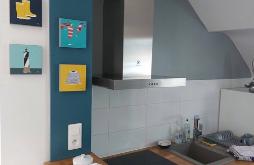 La Turballe Apartment | La Turballe, large seaside apartment 5 minutes from the beach.