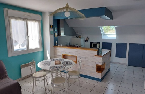 La Turballe Apartment | La Turballe, large seaside apartment 5 minutes from the beach.