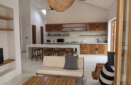 Midigama Villa | Lace House - stylish beach villa with surf access. pool and full staff