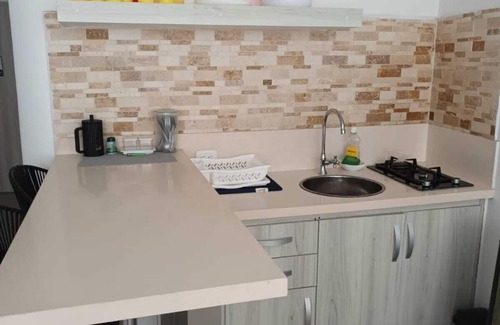 El Laguito Apartment | Laguito Bocagrande Studio apartment high floor near Tierra Bomba Island