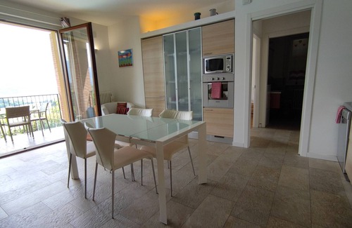Colico Apartment | Lake Como magnificent lake view, tennis court, pool, garage