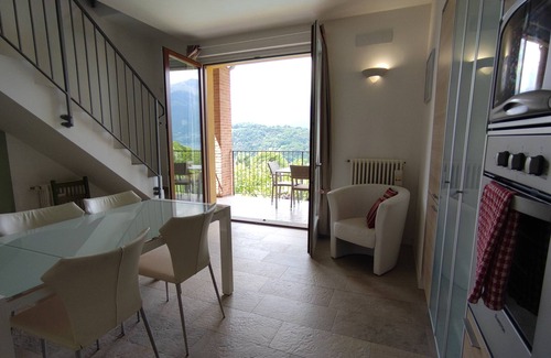Colico Apartment | Lake Como magnificent lake view, tennis court, pool, garage