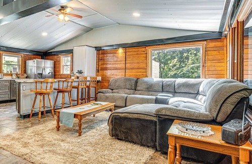 Scipio House | Lake Escape w/Hot Tub & Docks in Hope!