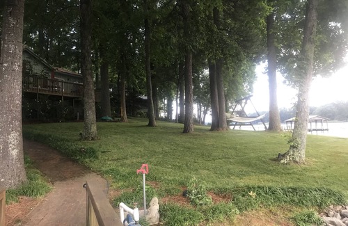 Mooresville Cottage | Lake Front Cottage, 300' of Shoreline, Large Private Pier, and Great Location.