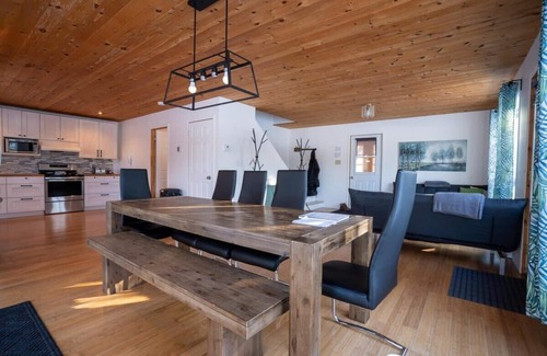 Saint-Didace Ski Chalet | Lake front in the woods. Newly furnished with SPA