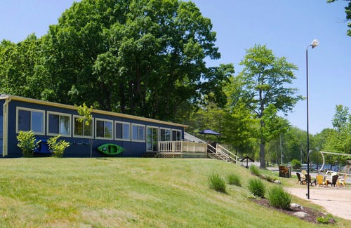 Grand Junction House | Lake Front Resort 10 minutes from South Haven - Pontoon rentals available