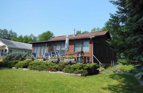 North Lake George House | Lake George Waterfront with Dock Space, fire pit and game room!