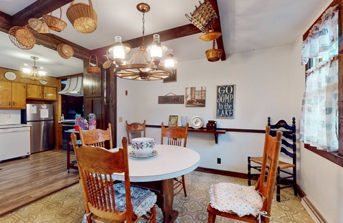 Lake Luzerne-Hadley House | Lake house with large deck & firepit- steps to Lake Luzerne