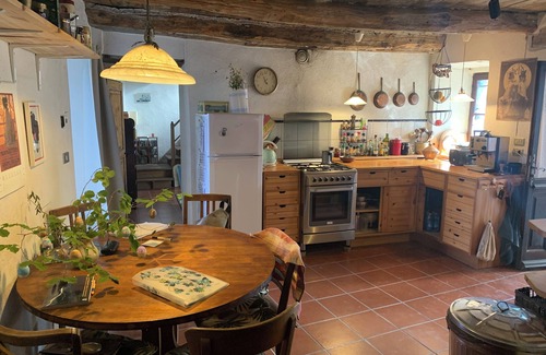 Madonna del Sasso House | Lake Orta: Beautiful & cozy old village house with large loggia & garden