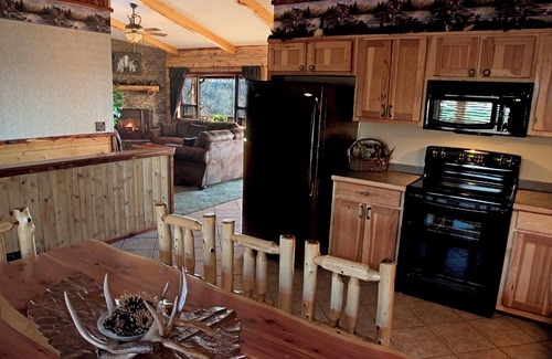 Sylvan Shores Cabin | Lake Shore Cabin on Beaver Lake with Boat Dock & Swim Deck