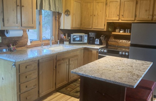 Silver Bay Cabin | Lake Superior lakefront log cabin, forest, sauna, gazebo, peaceful retreat