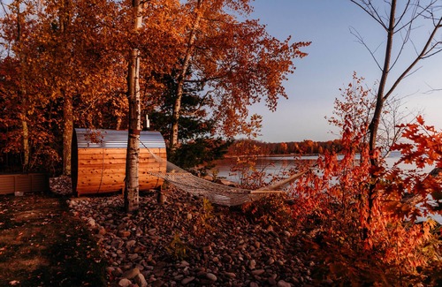 Au Train Cabin | Lake Superior Waterfront Home with Wood Stove Sauna!