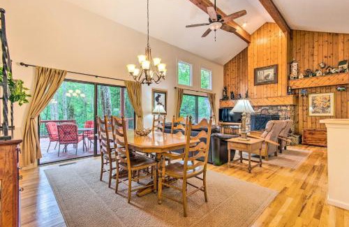 Lake Toxaway House | Lake Toxaway Cabin with Fire Pit - 1 Mi to Marina