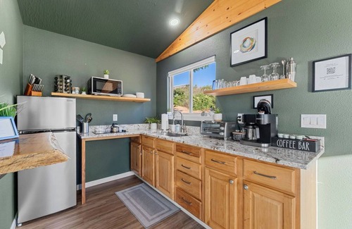 Omaha House | Lake Views! Private Hot tub and Fire Pit! Lux Couple's Retreat