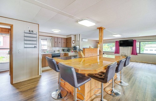 Jay Cabin | Lakefront Cabin in Jay w/Deck, Views & Boat Ramp!