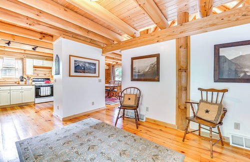 Corinth House | Lakefront Corinth Log Home: Private Dock, Fire Pit
