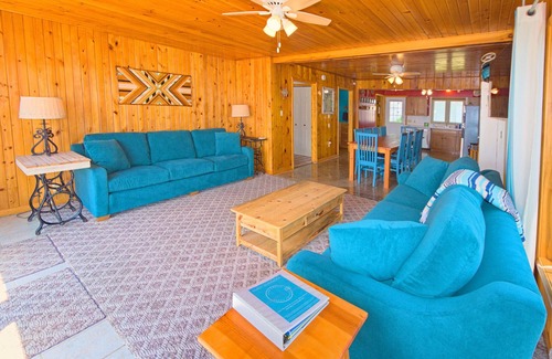 Lake Odessa Cabin | Lakefront Cottage In Town; Walk to Restaurants; Hot Tub