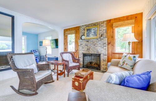 Coventry Lake House | Lakefront Cottage with Covered Porch and Dock!