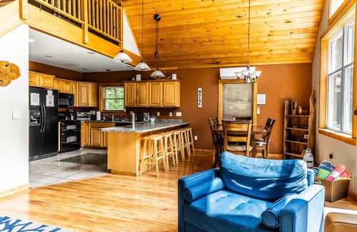 Dover-Foxcroft House | Lakefront house on Sebec Lake, ME. Fast WiFi, pet friendly, ATV access, chef!