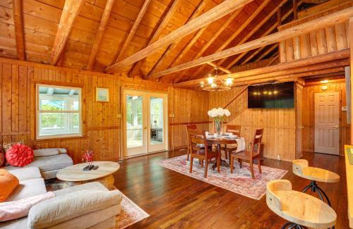 Chesapeake Ranch Estates-Drum Point House | Lakefront Lusby Home with Fire Pit 3 Mi to Beach!